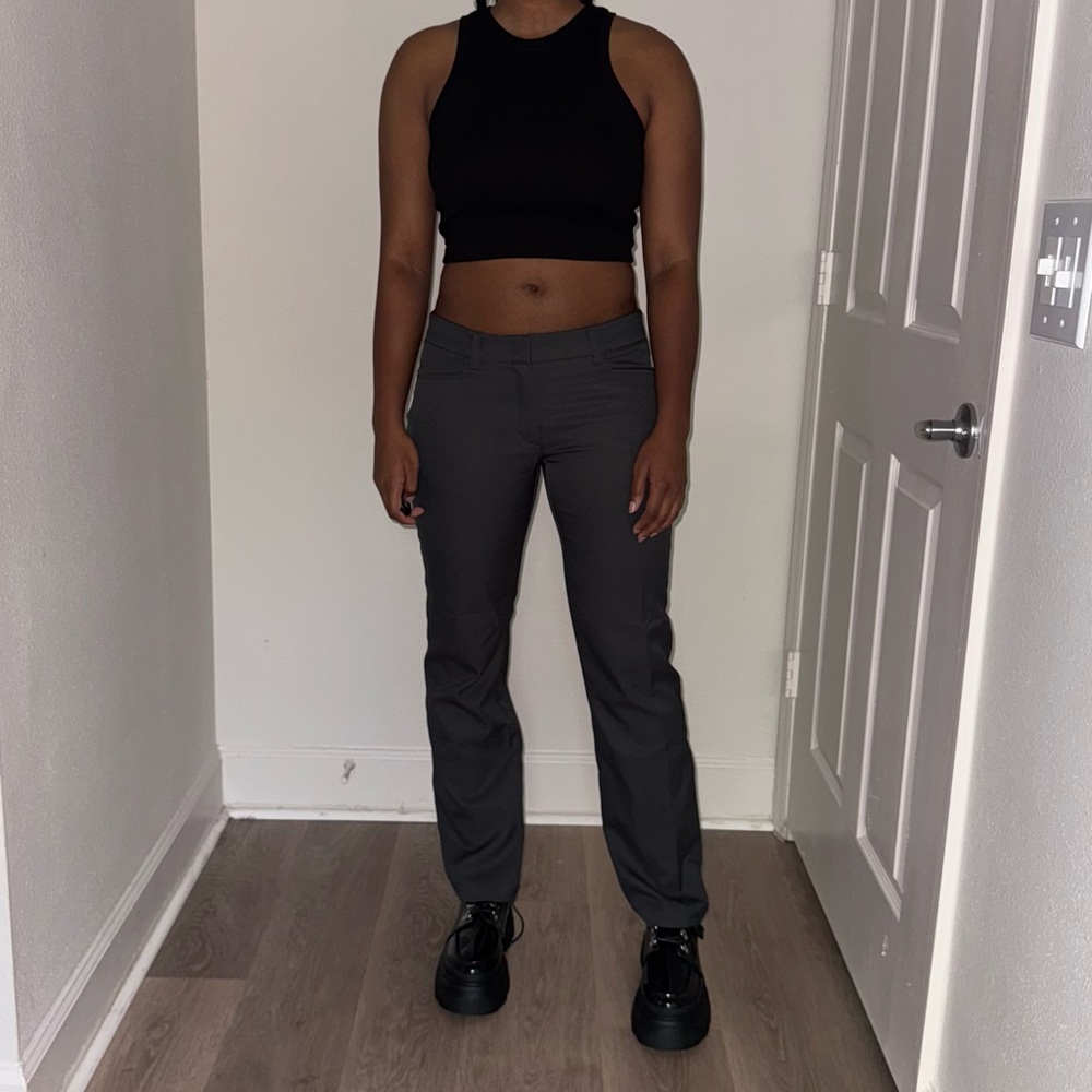 women's gray pants